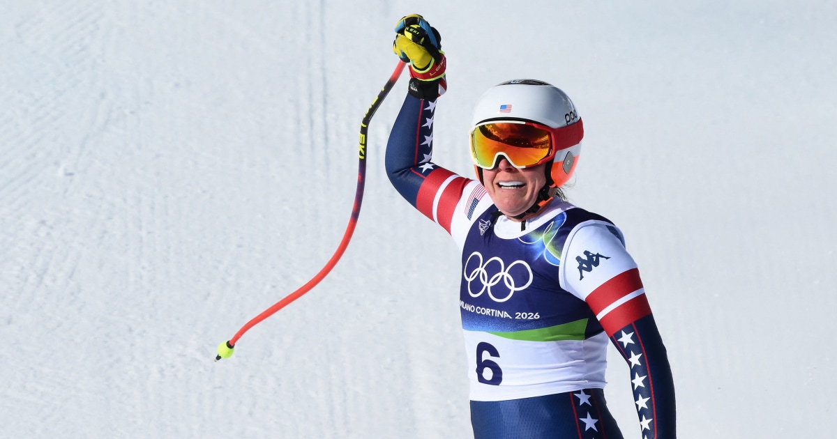 Breezy Johnson wins women’s downhill, securing Team USA's first gold medal