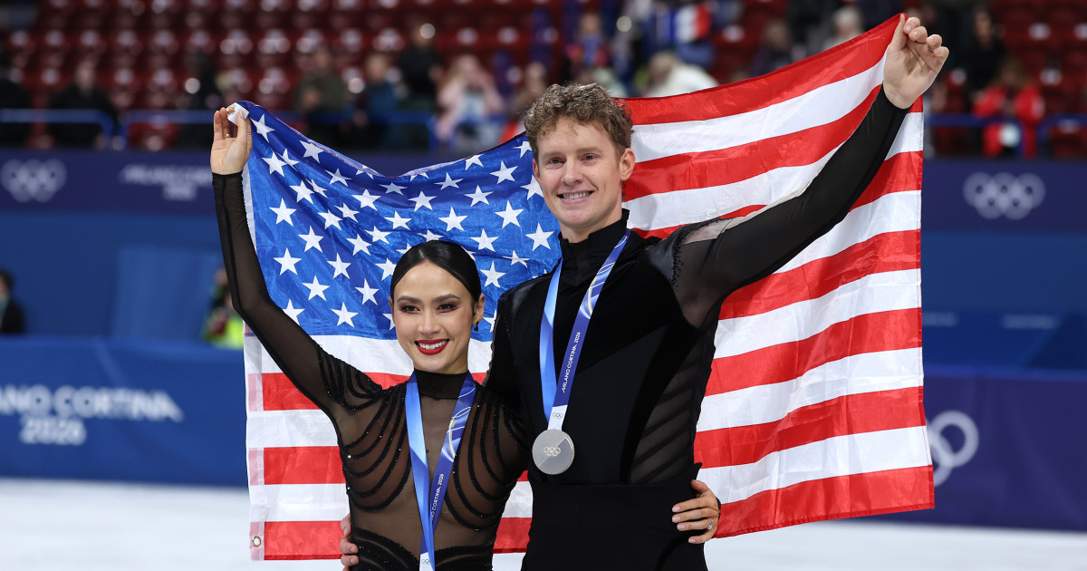 One of the ice dance teams who stood on the podium Wednesday night has been a figure skating pair for 15 years, a couple for nine, and married for nearly two.