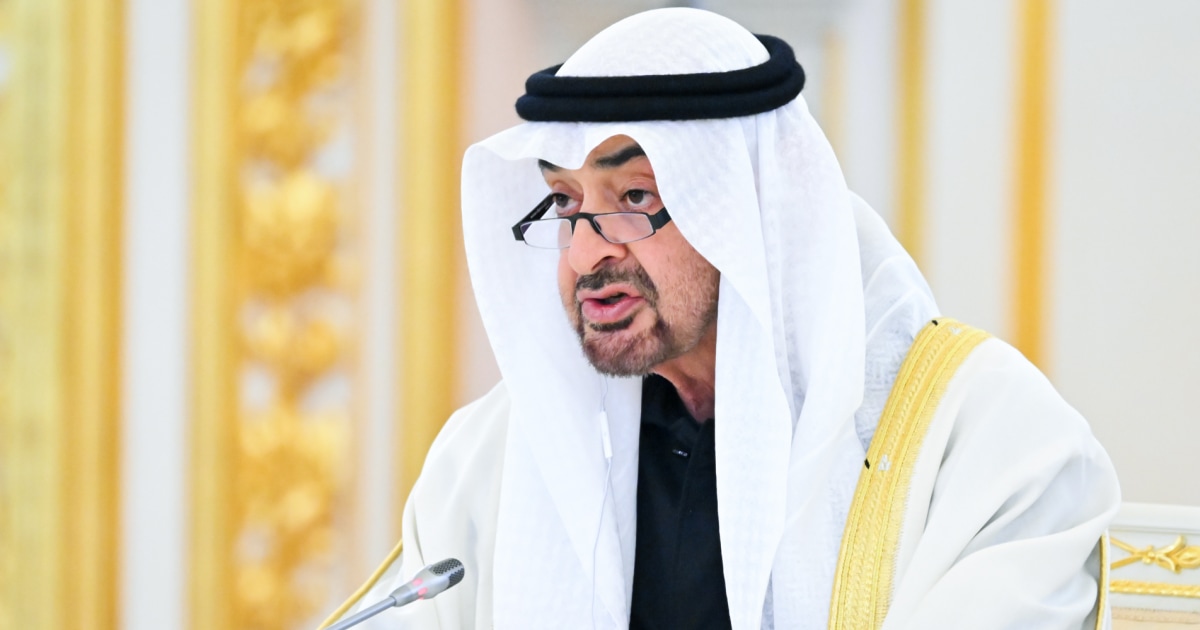 UAE president met U.S. senator Lindsay Graham in Abu Dhabi after health concerns