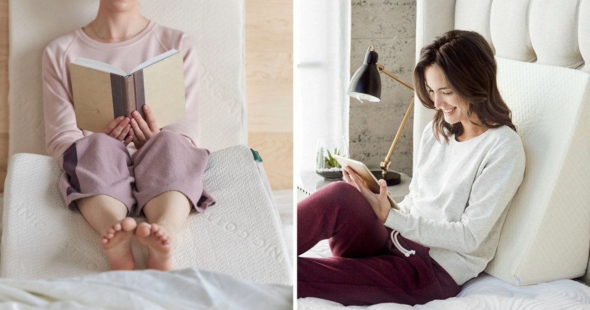 The best wedge pillows to use if you have acid reflux