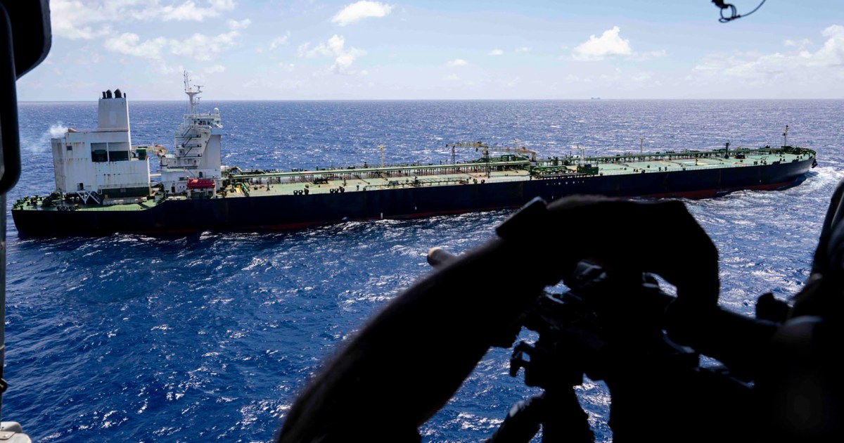 U.S. military boards third oil tanker in the Indian Ocean after tracking it from the Caribbean