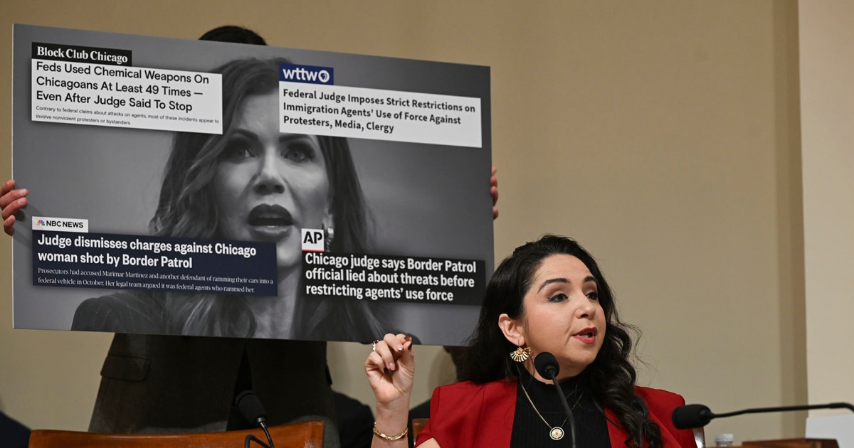 Amid DHS shutdown, Noem meets with Democrat who called for her impeachment