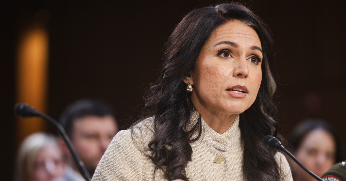 Tulsi Gabbard, the top-ranking U.S. intelligence official, told President Donald Trump in a letter on Friday that she is resigning from her role following her husband’s cancer diagnosis