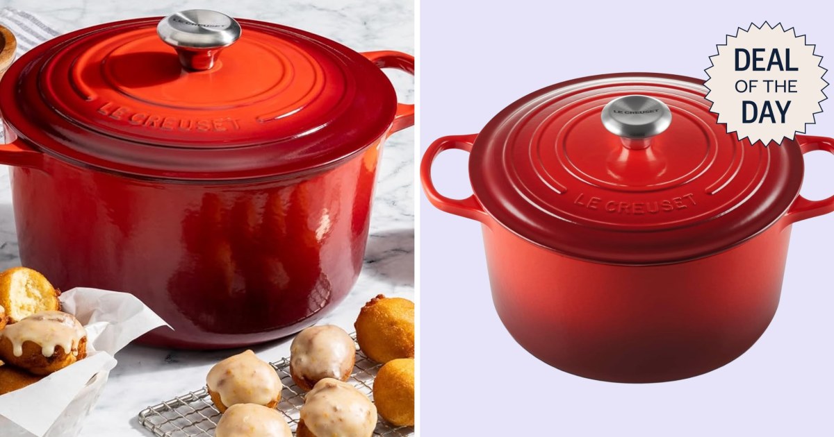 Le Creuset’s deep Dutch oven is almost 40% off right now