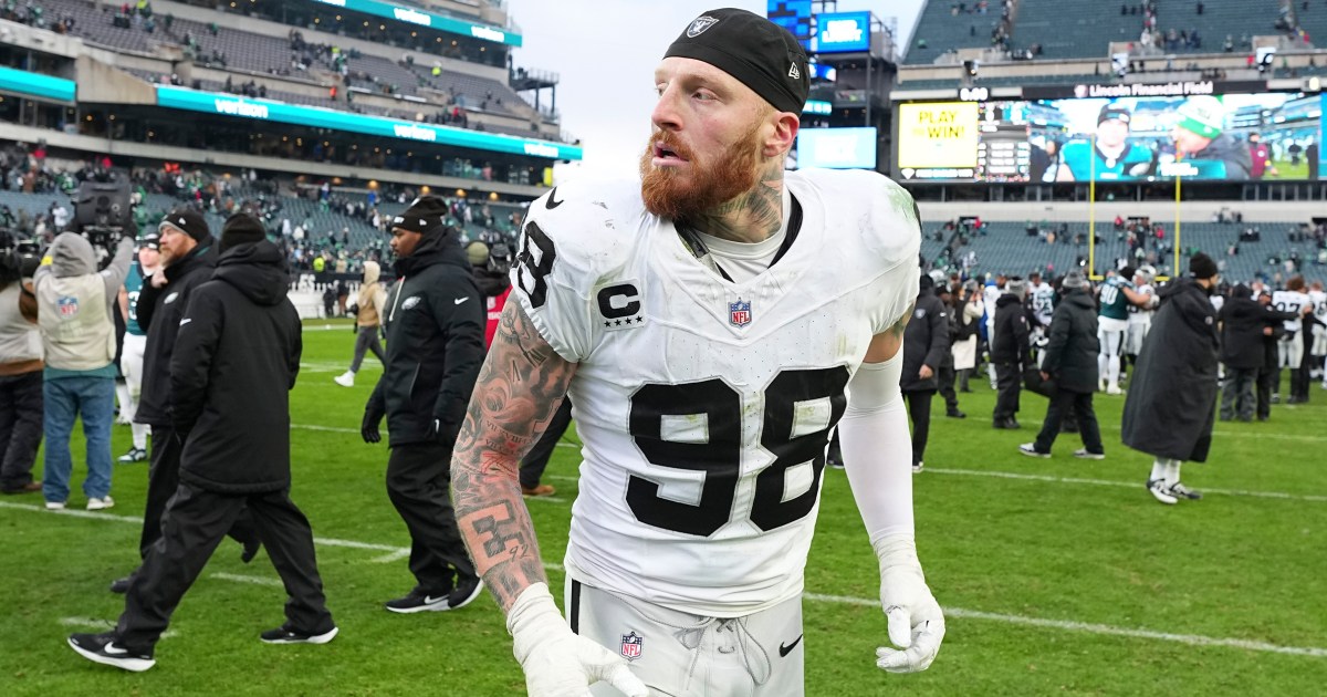 Ravens back out of trade for Raiders star defensive end Maxx Crosby