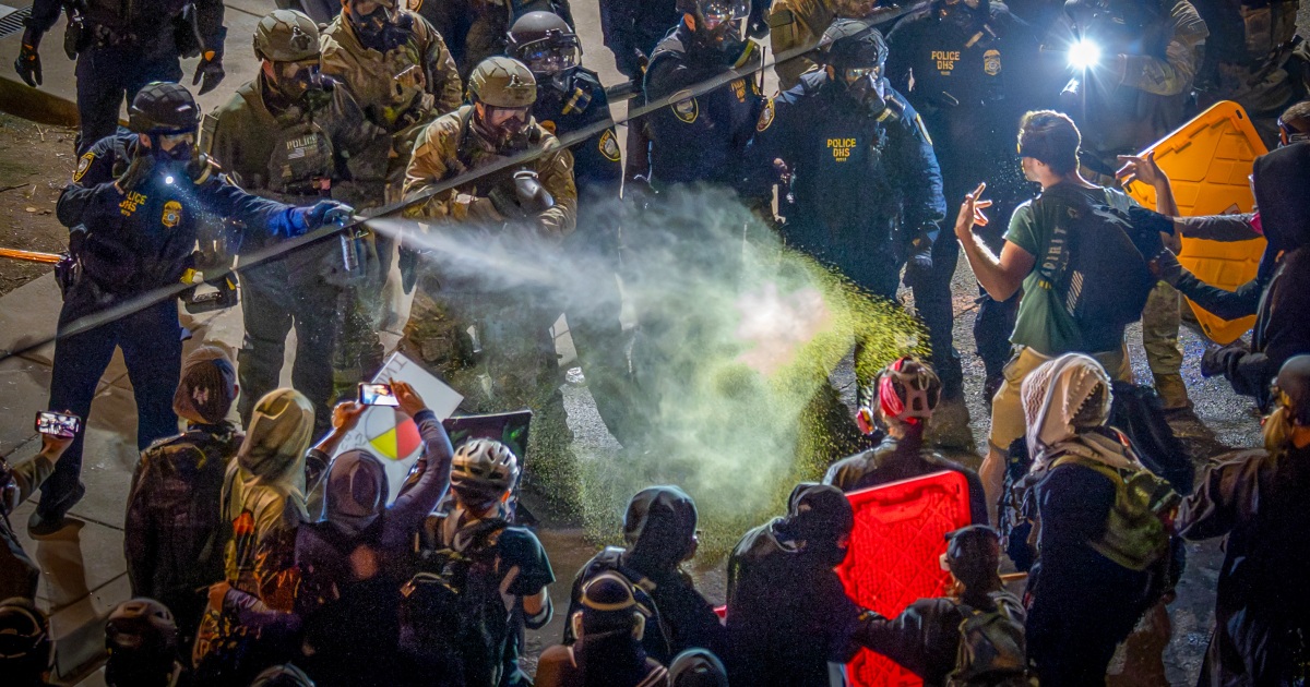 Federal judge in Oregon restricts use of tear gas on ICE protesters