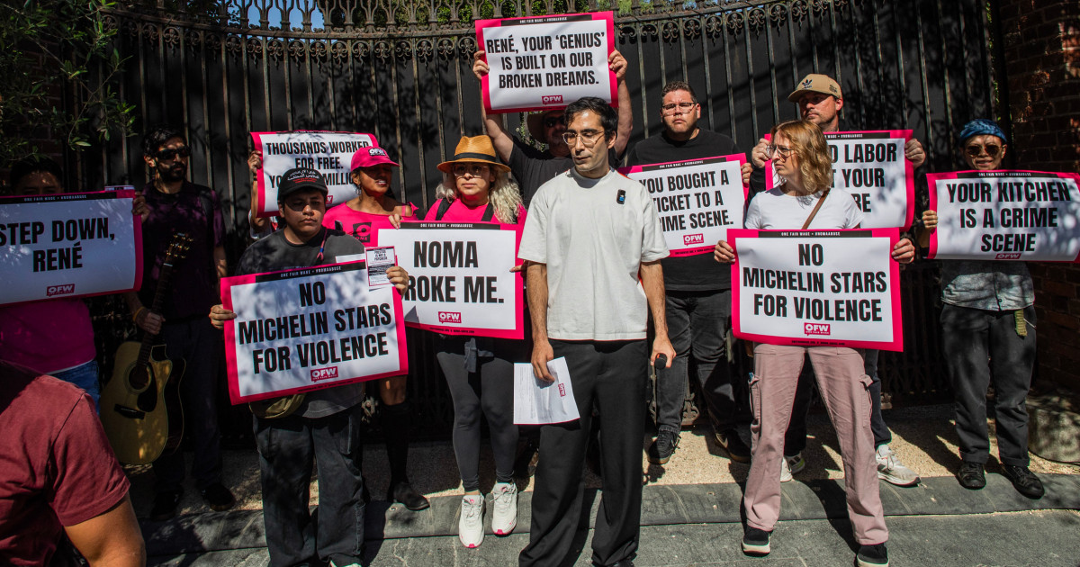 Noma's head chef resigns amid abuse fallout as protesters gather at L.A. pop-up