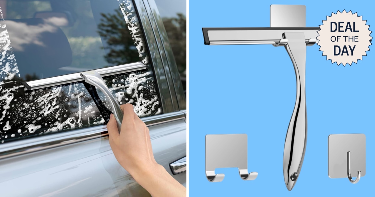 Spring cleaning is approaching — this multipurpose stainless steel squeegee is almost 30% off
