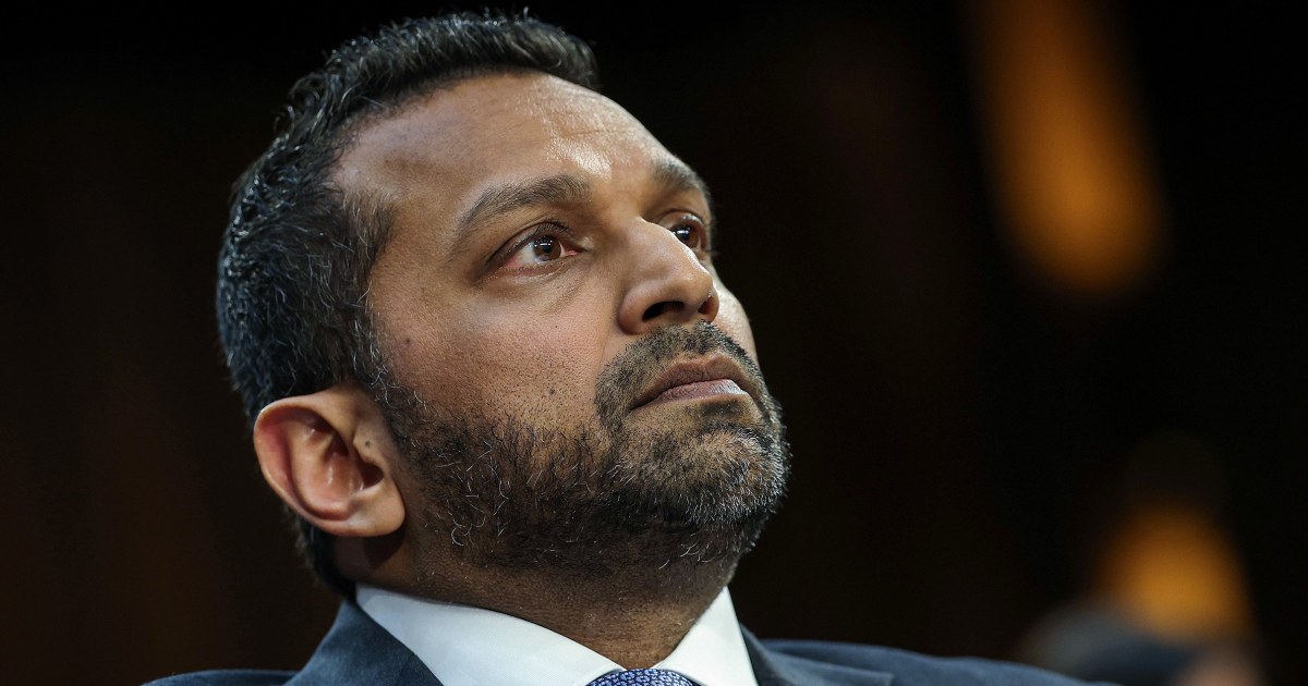 Ex-FBI agents assigned to Trump cases sue Kash Patel over 'unlawful' firings