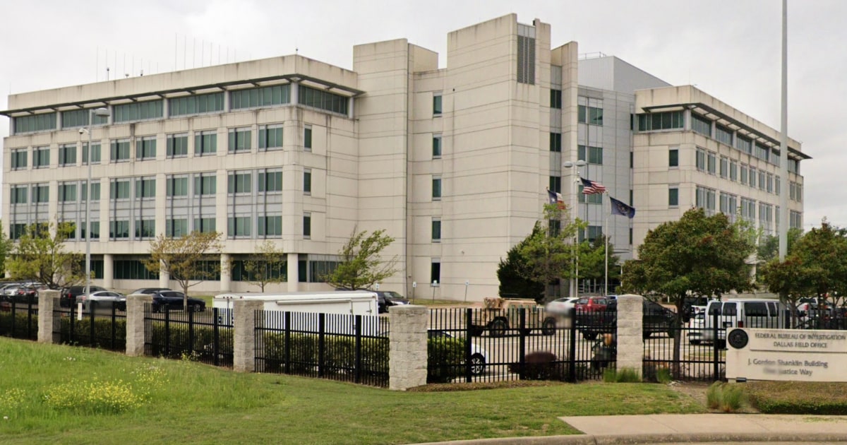 Texas man arrested after allegedly throwing bucket containing possible human remains towards FBI field office