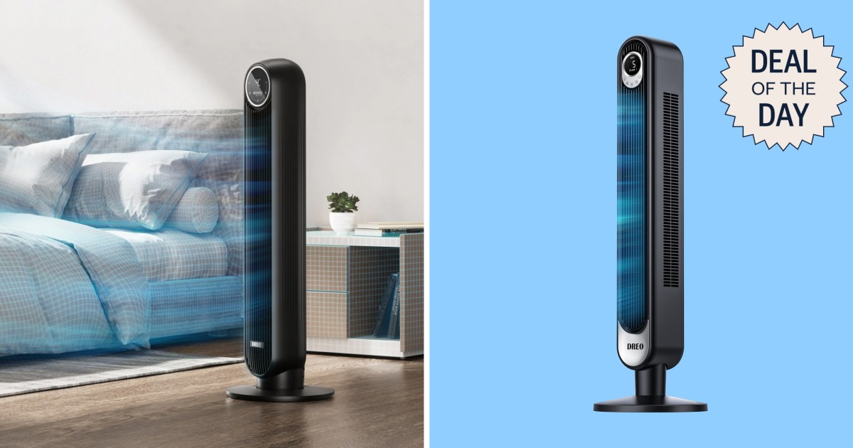 The popular smart Dreo tower fan has 10,000+ reviews and is more than 20% off