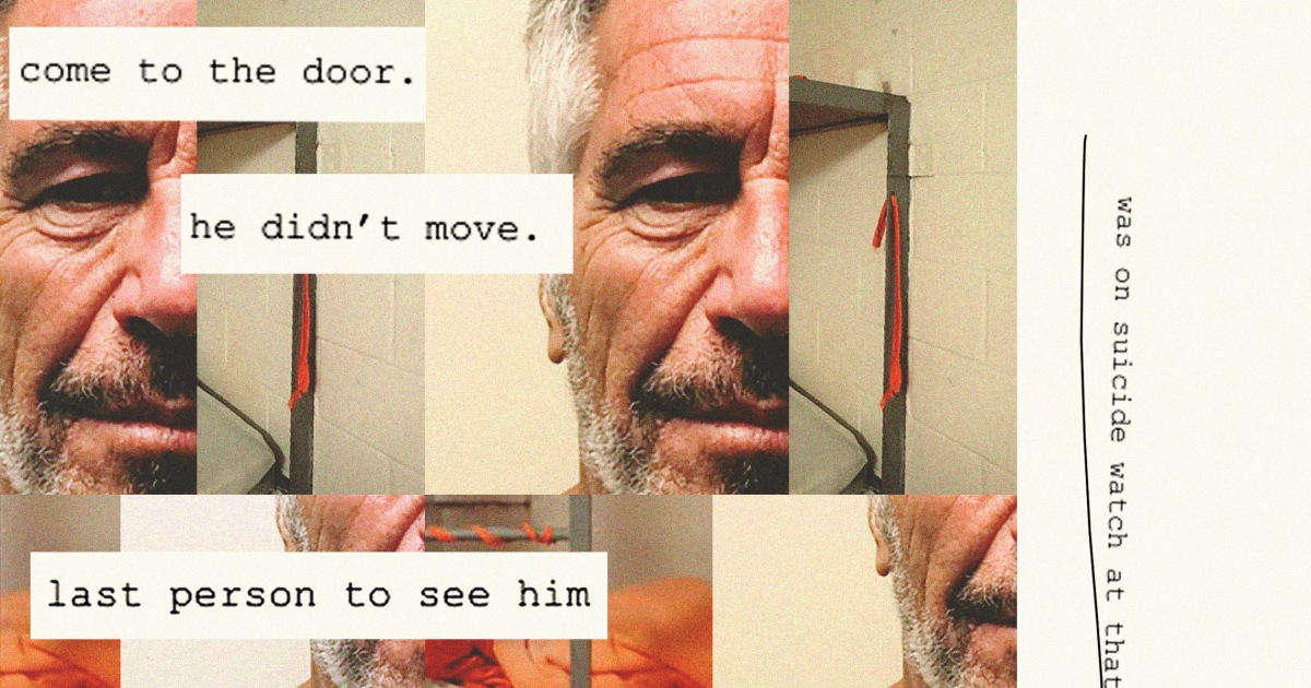 Unanswered questions on Epstein's final hours: A "flash of orange," a Google search, a makeshift noose
