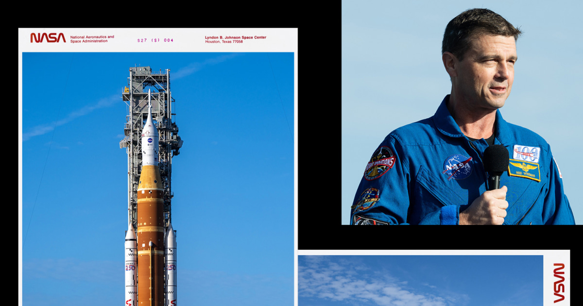 NASA's giant moon rocket, in photos