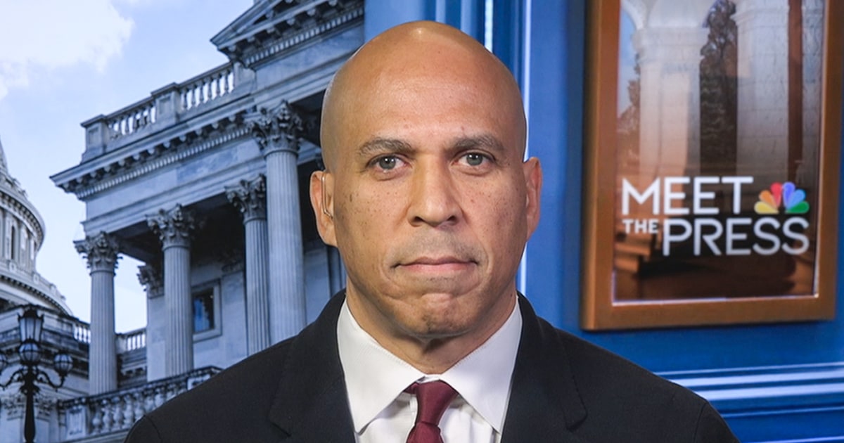 Sen. Cory Booker says he's 'definitely not ruling out' a possible presidential run