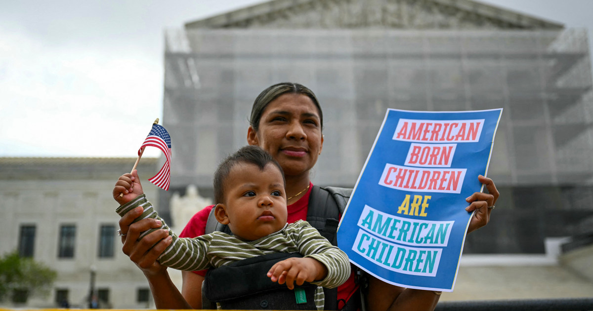 Supreme Court weighs Trump's contentious attempt to limit birthright citizenship