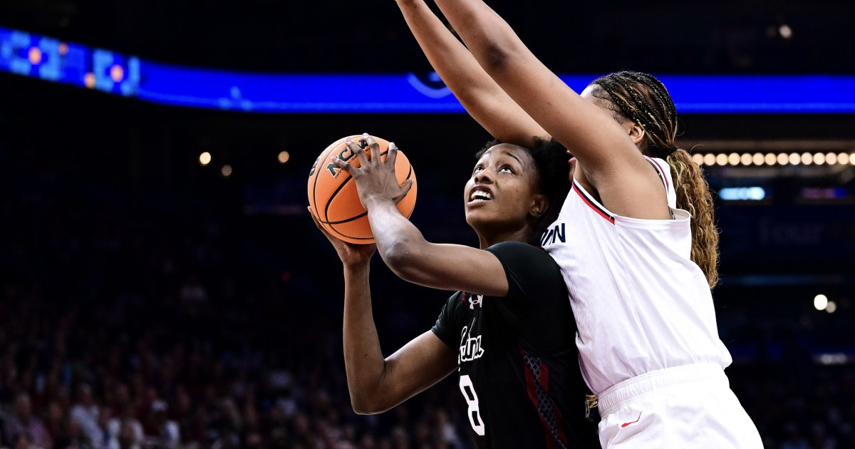 Women's Final Four: South Carolina stuns undefeated UConn, UCLA takes on Texas