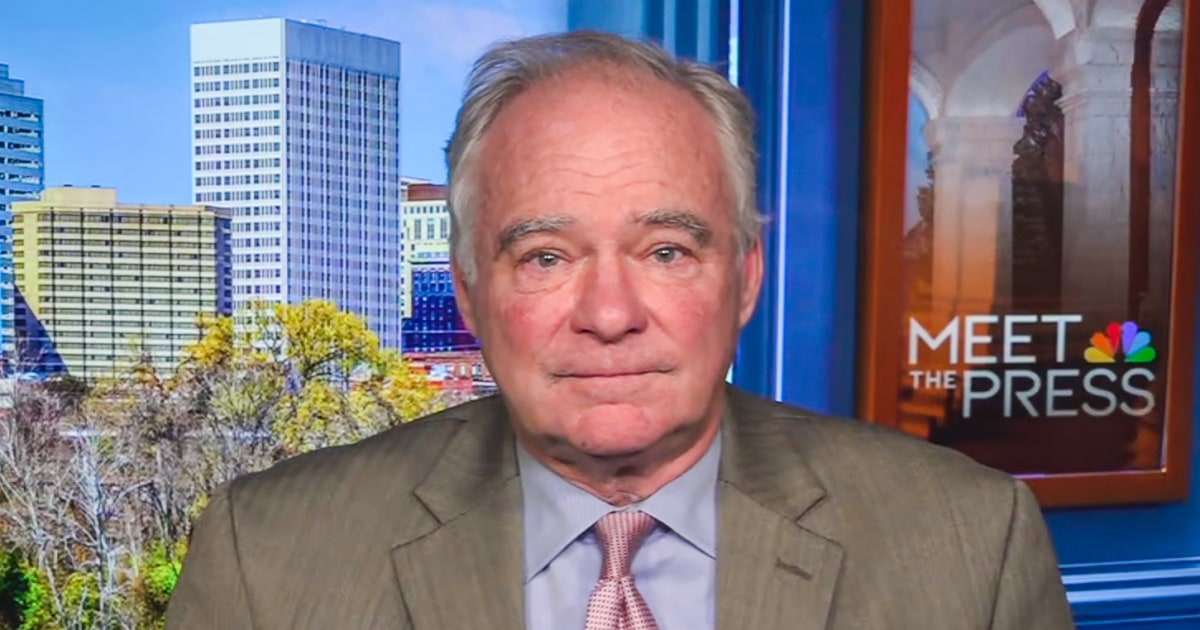 Sen. Tim Kaine says Congress will 'have a hard time' reviewing Trump's military budget request