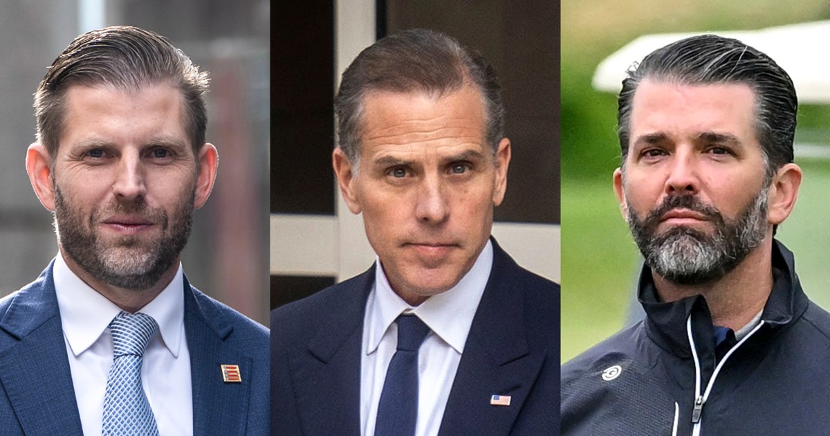 Hunter Biden challenges Trump's oldest sons to fight in a cage match