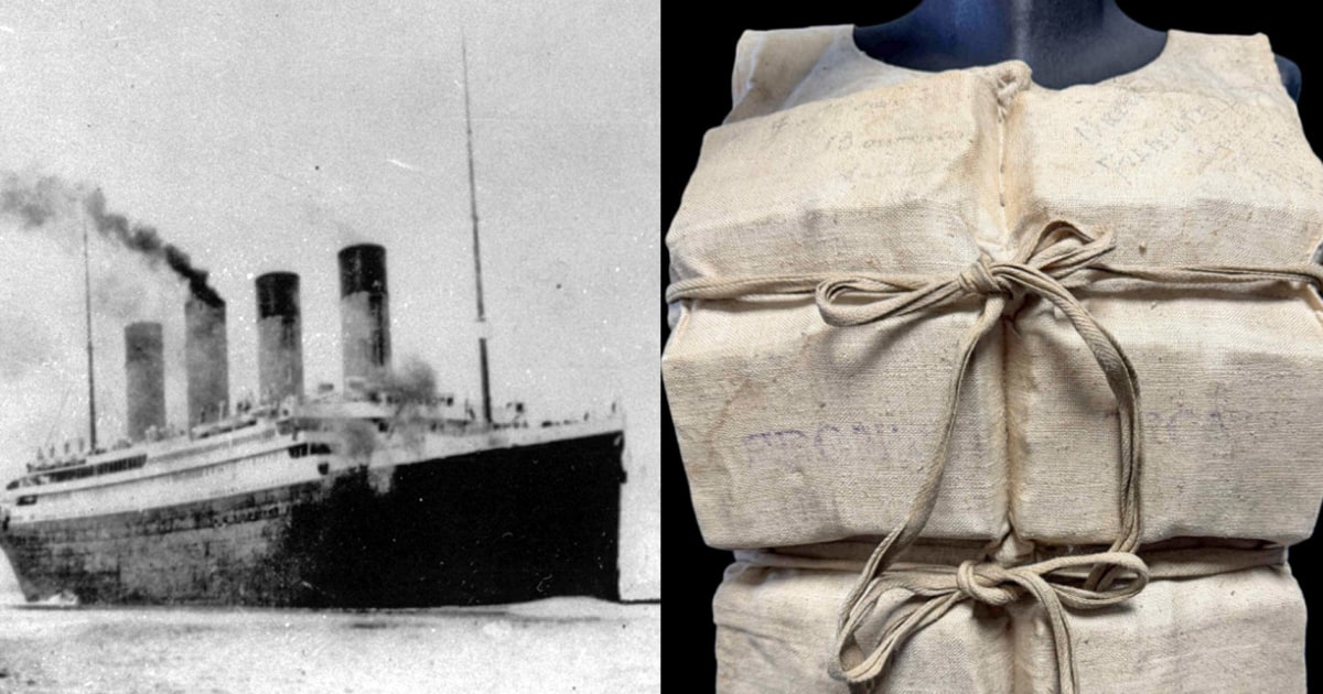 Life Jacket Worn By Titanic Survivor To Be Sold In 'truly Incredible' First-of-its-kind Auction - Beritaja
