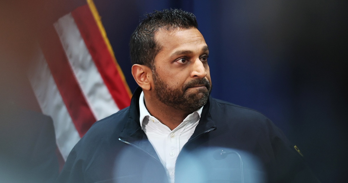 Kash Patel Sues The Atlantic Over Report Alleging Excessive Drinking And Absences