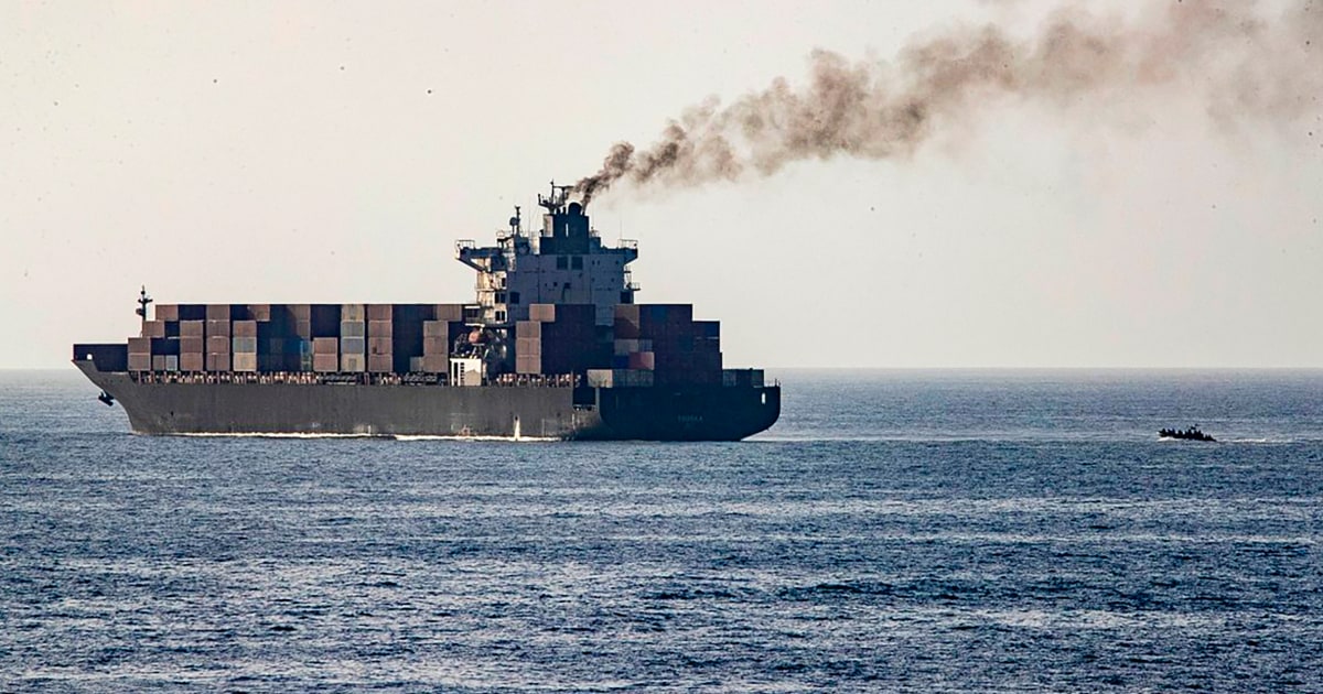 Follow NBC News live coverage of the U.S. seizing an Iranian ship, Trump's blockade and the Strait of Hormuz, peace talks in Pakistan and Israel-Lebanon.