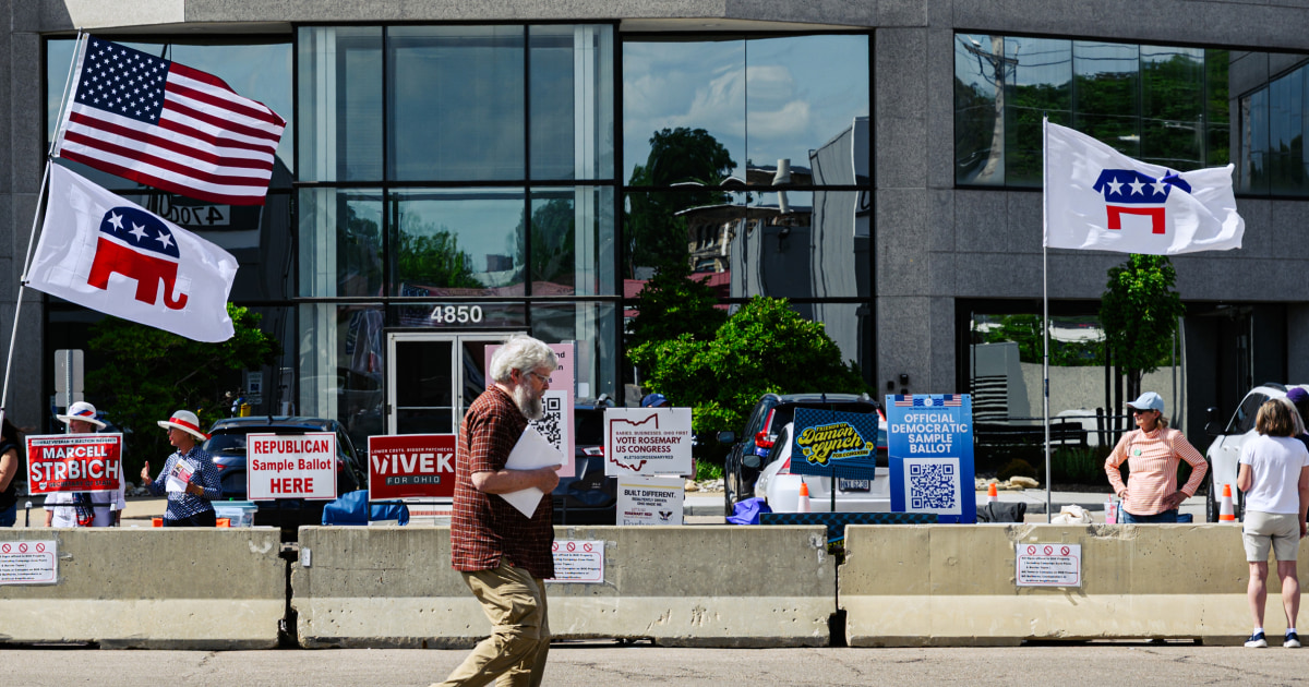 Get live updates and the latest news on the Trump administration as Indiana and Ohio hold primary elections and JD Vance goes to Des Moines, Iowa, to stump for Rep. Zach Nunn.