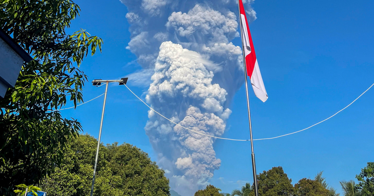 At least 3 hikers killed by volcano eruption on Indonesian island