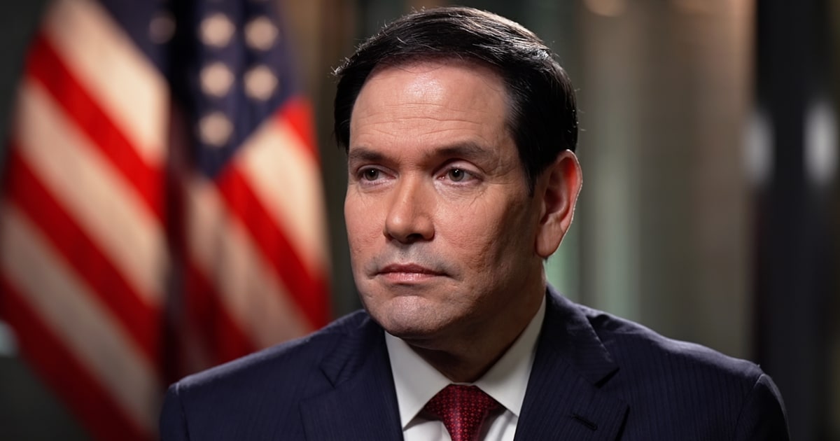 Read the full transcript: Secretary of State Marco Rubio interviewed by ‘NBC Nightly News’ anchor Tom Llamas