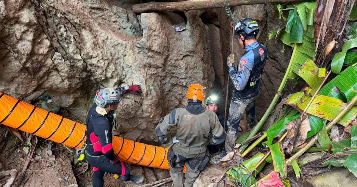 5 villagers stuck in a flooded cave for more than a week found alive in Laos, rescuers say 5 villagers stuck in a flooded cave for more than a week found alive in Laos, rescuers say