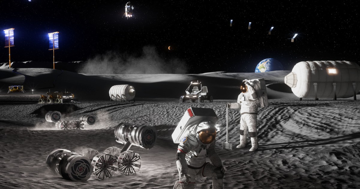 NASA Outlines Three Robotic Missions to Begin Moon Base Construction