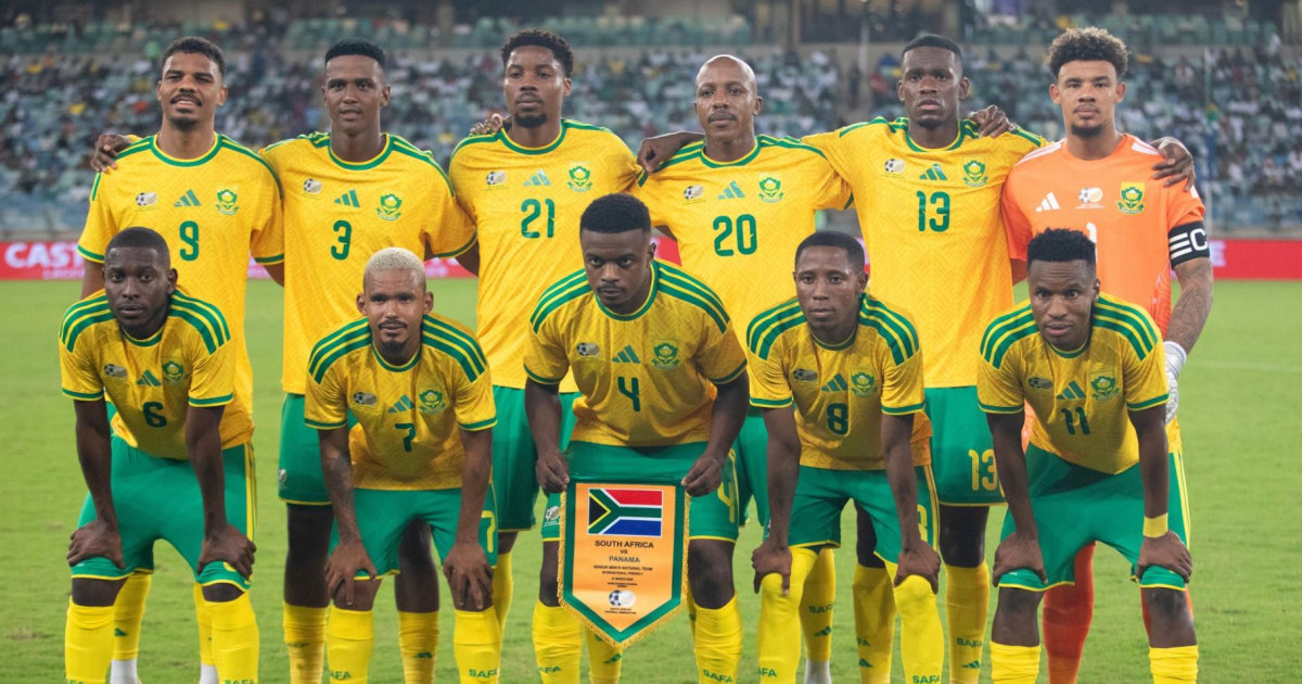 La convocatoria de Sudáfrica para el Mundial 2026, lista par