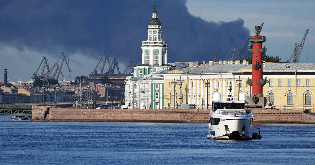 Ukraine hits St. Petersburg as 'Putin's Davos' gets underway