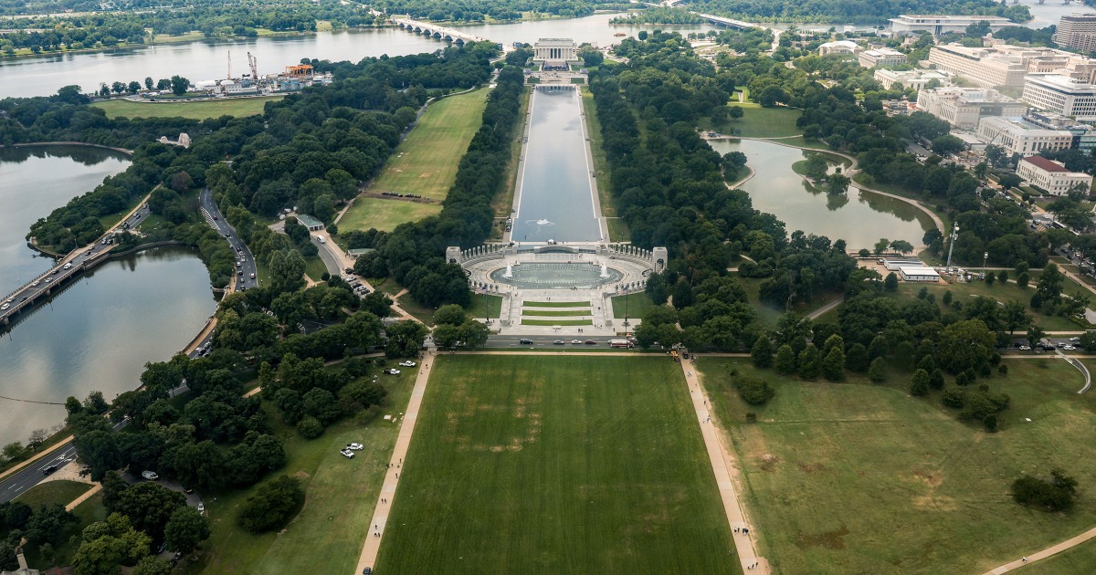 Federal authorities investigate giant ‘8647’ markings on National Mall