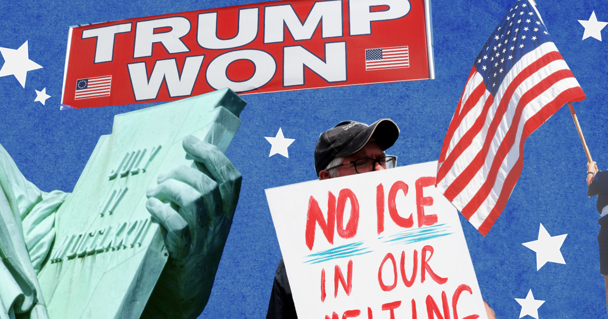 Americans have a bleak outlook on the nation’s future ahead of its 250th birthday next month, with most saying the U.S. has already seen its best days and a record-low number saying they are extremely proud to be Americans, according to a new NBC News poll