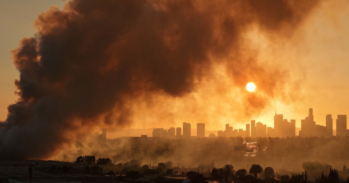 Smoke Blankets Parts Of La After Boyle Heights Warehouse Fire - Beritaja