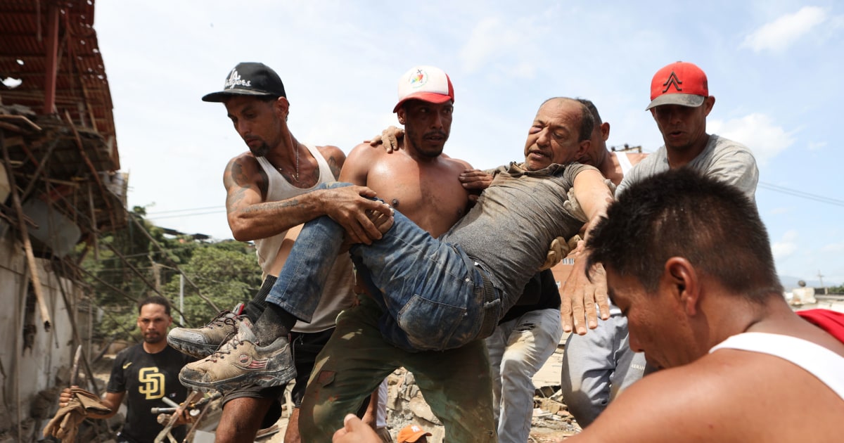 Videos Show People Trapped Under Debris, Including Children, Pulled To Safety After Twin Earthquakes Hit Venezuela - Beritaja