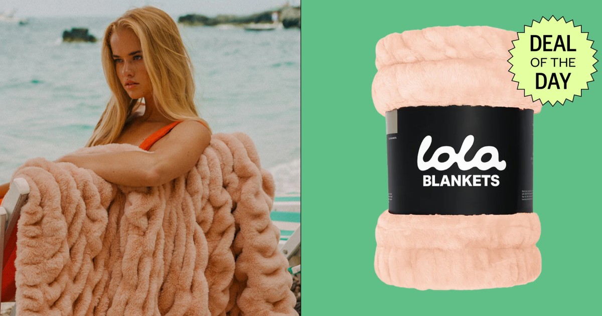 These best-selling Lola Blankets are 40% off right now