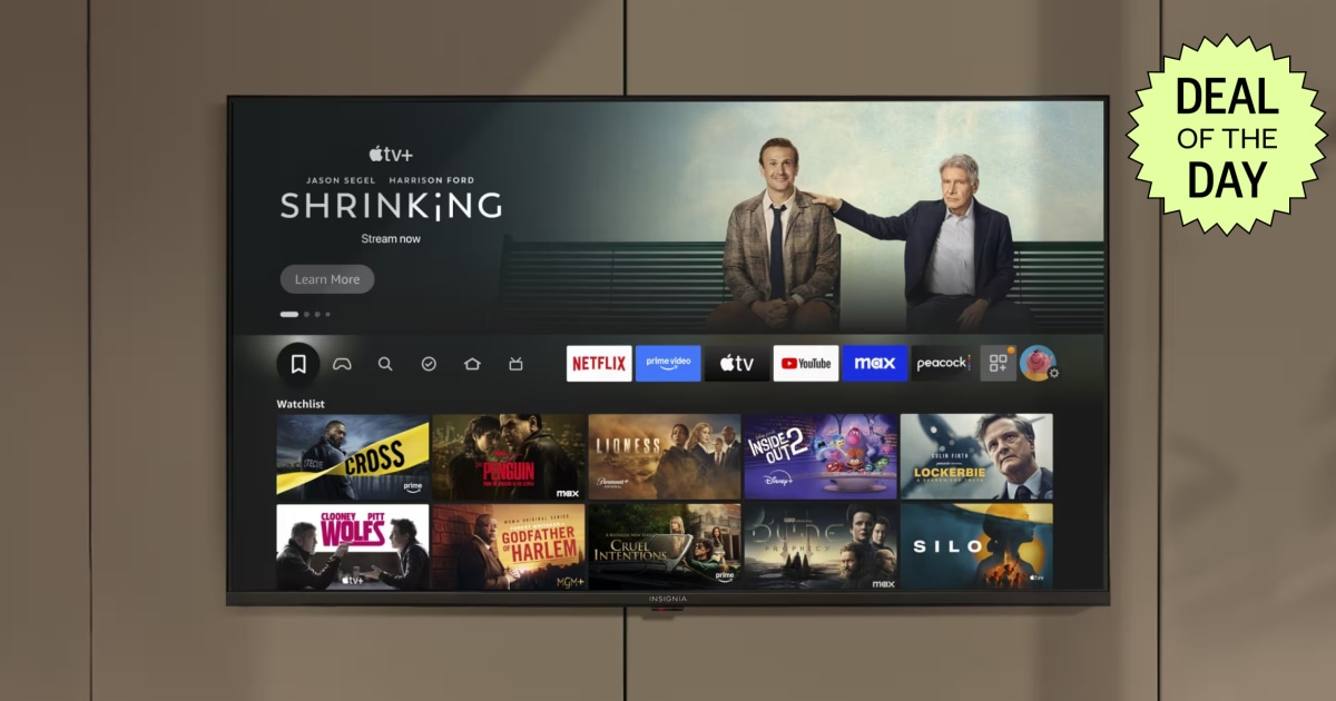 This 55-inch television has more than 2,700 5-star reviews and is currently on sale for 48% off