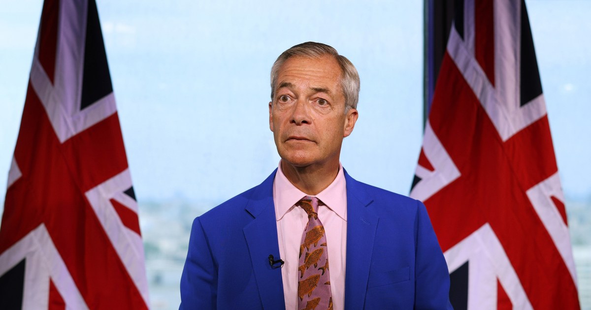 O líder da extrema direita Nigel Farage, aliado de Trump, desencadeia votação para limpar seu nome em escândalo financeiro