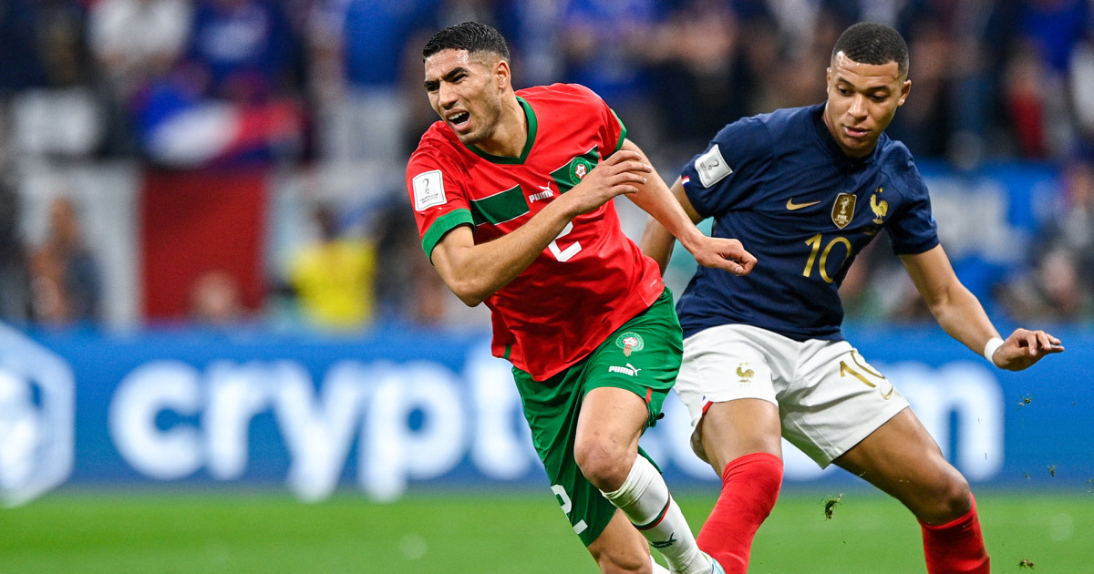 Follow live updates and coverage on the 2026 World Cup as the final eight teams take the field.  Kylian Mbappé and France look to beat Brahim Díaz and Morocco.