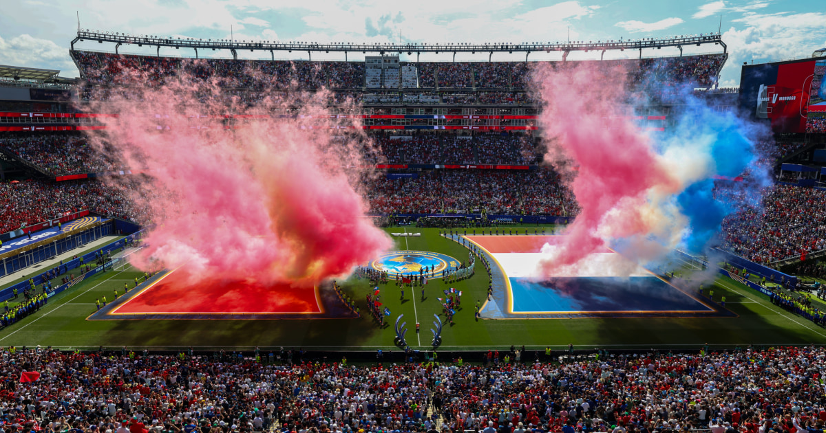 Follow live updates and coverage on the 2026 World Cup as the final eight teams take the field.  Kylian Mbappé and France look to beat Brahim Díaz and Morocco.