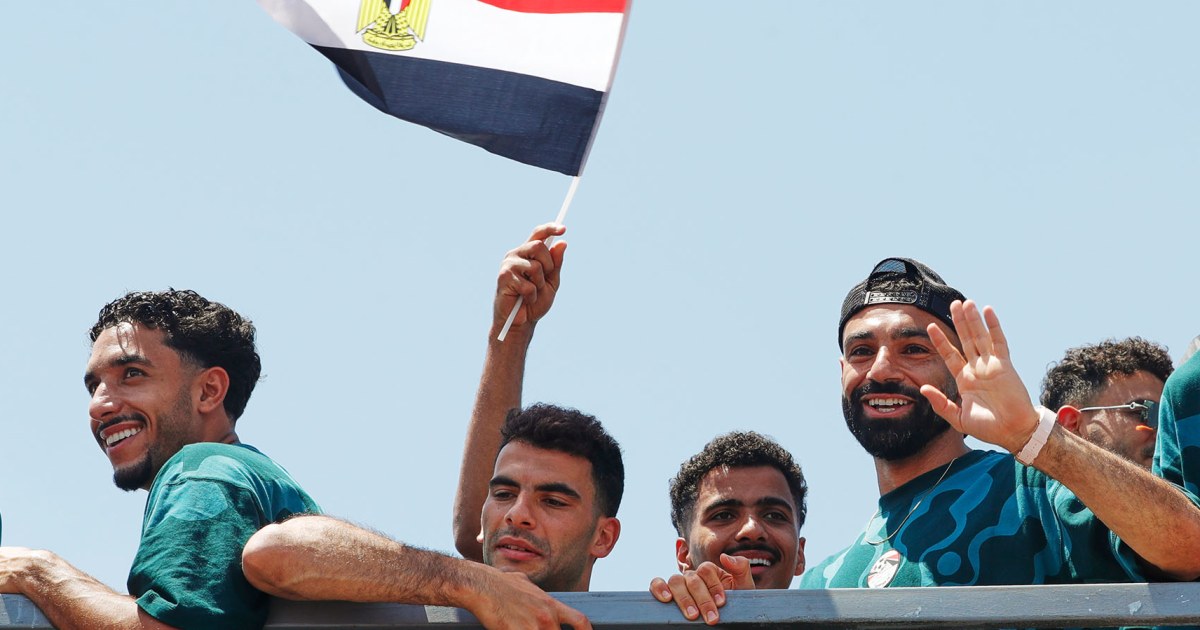 Egyptian soccer team gets hero’s welcome after World Cup exit