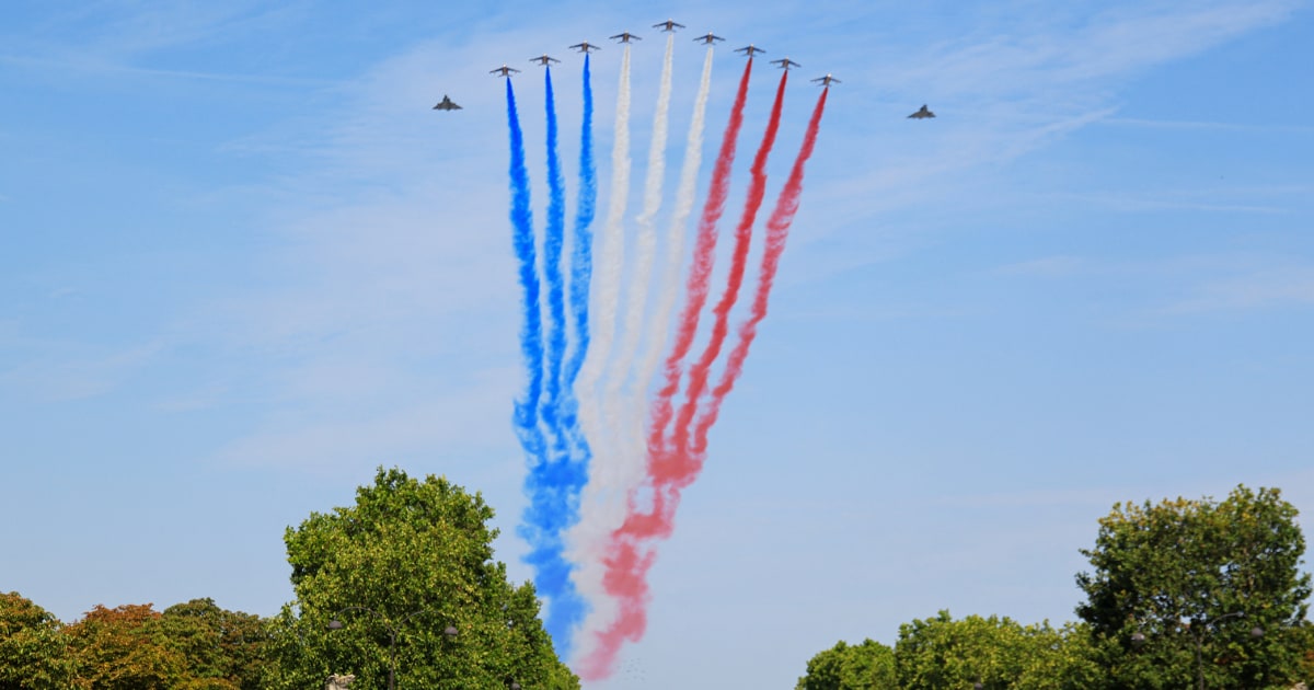 European troops and warplanes join Paris Bastille Day parade to support Ukraine