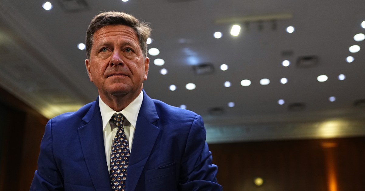 Jay Clayton’s confirmation hearing comes amid growing concern among Democrats that the Trump administration will try to use the intelligence agencies to interfere with the midterm elections.