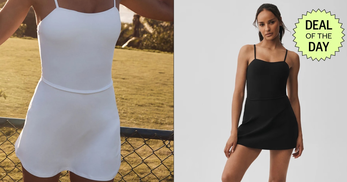 This popular Alo dress is 30% off right now and is selling quick