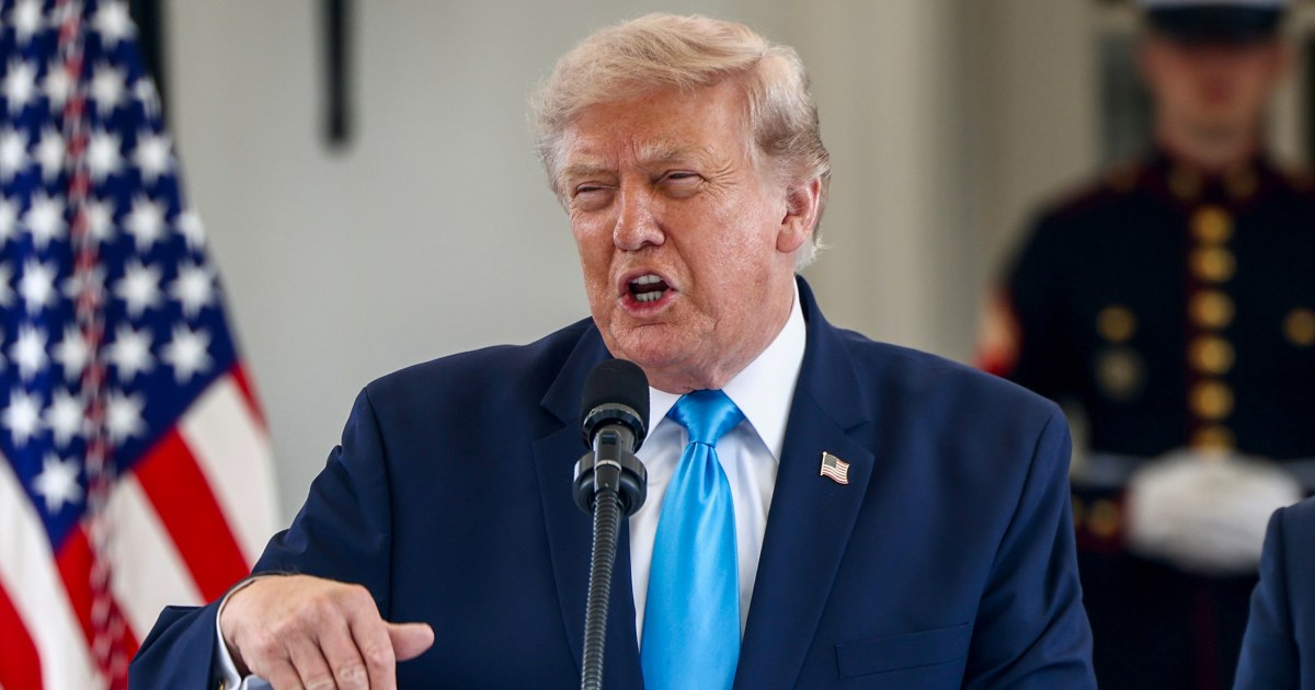 Trump says peace plan will lead to Hamas disarmament, Israel support uncertain