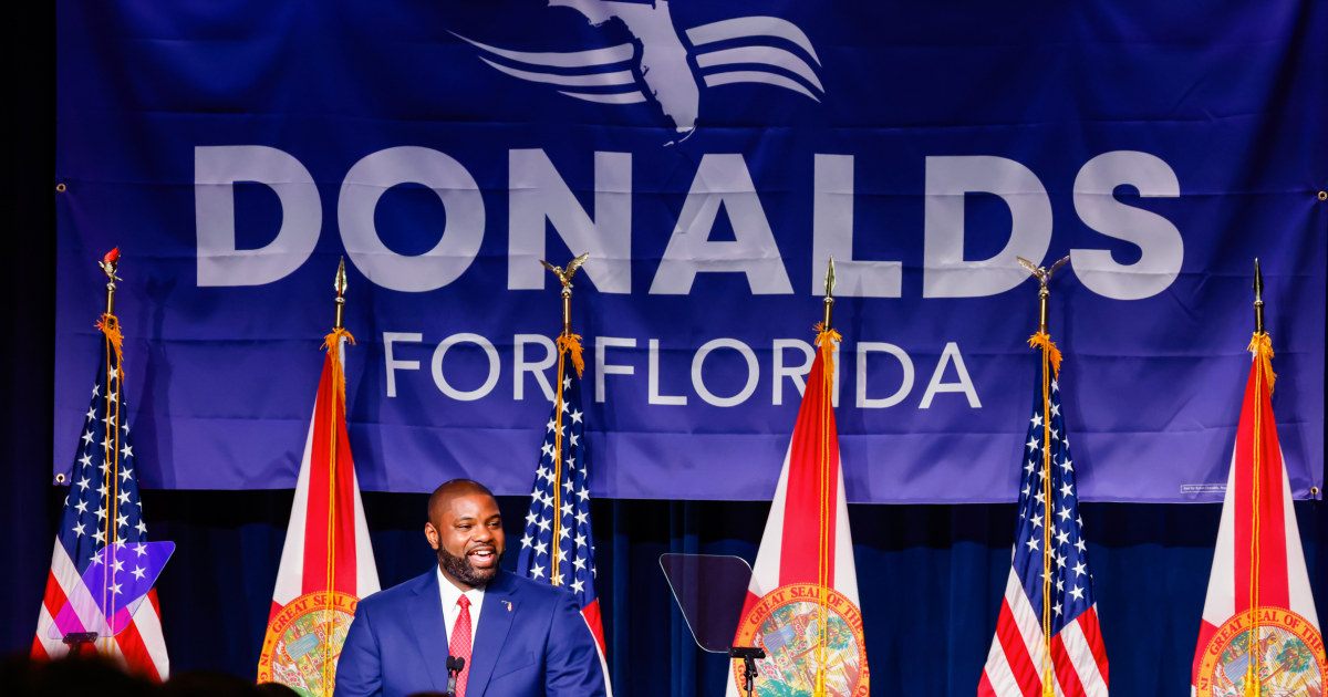 Republican Byron Donalds and Democrat David Jolly set to square off for Florida’s governorship - NBC News