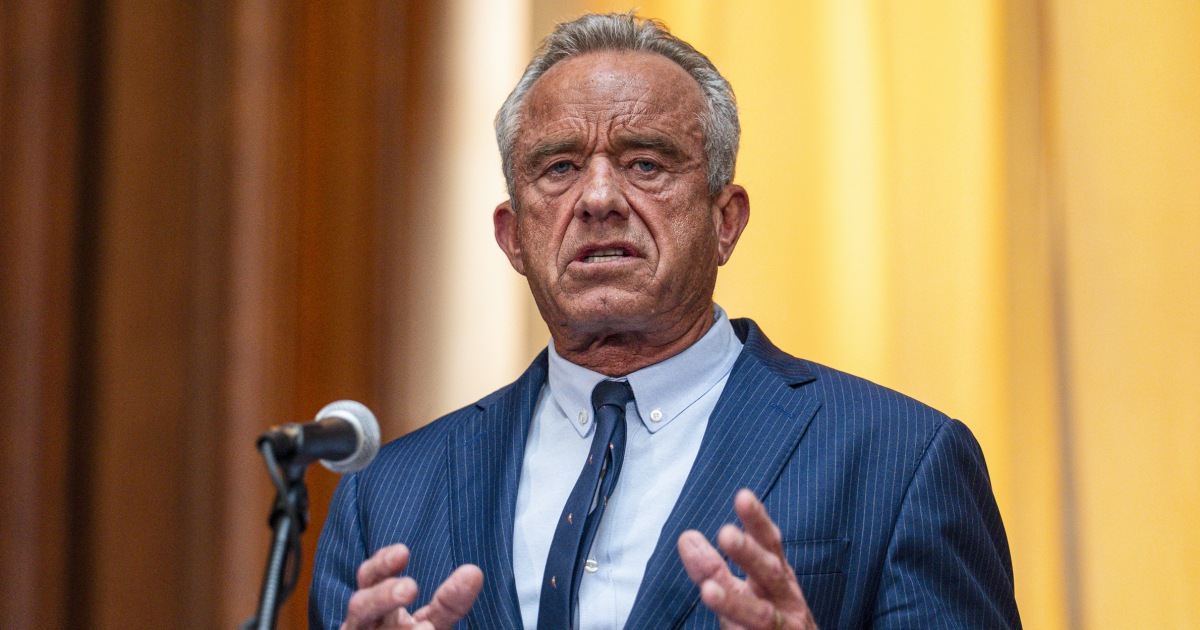 Health Secretary Robert F. Kennedy Jr. tells audience members at an anti-vaccine conference that they have “a strong and steadfast friend at the White House.”