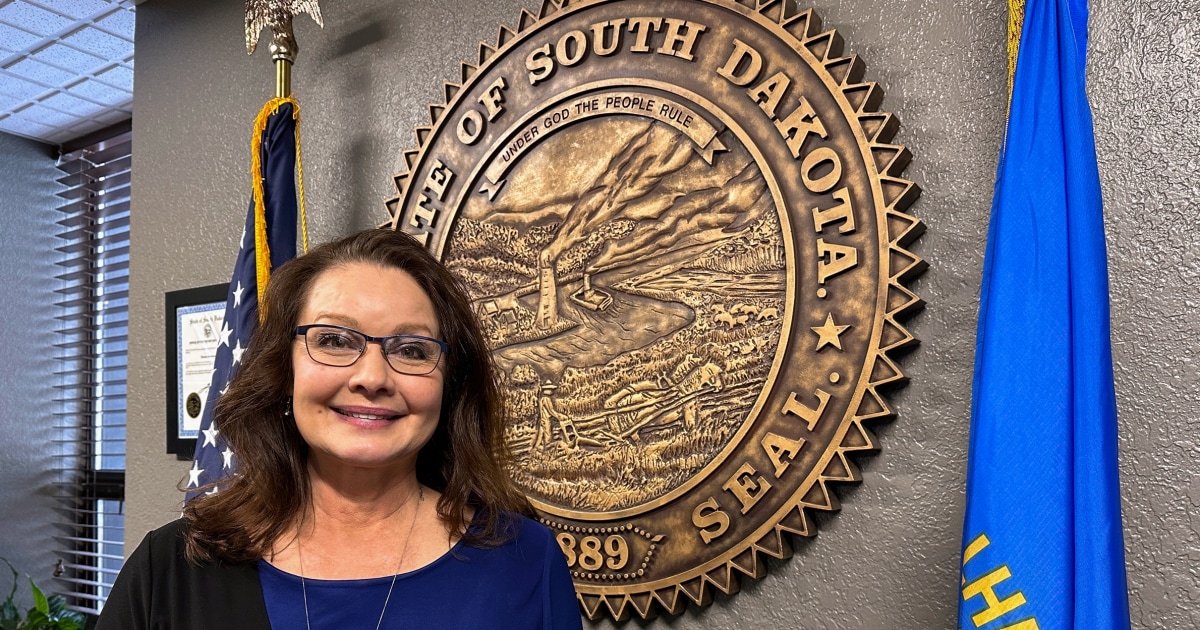 Republican who supervises South Dakota elections endorses a Democrat to succeed her