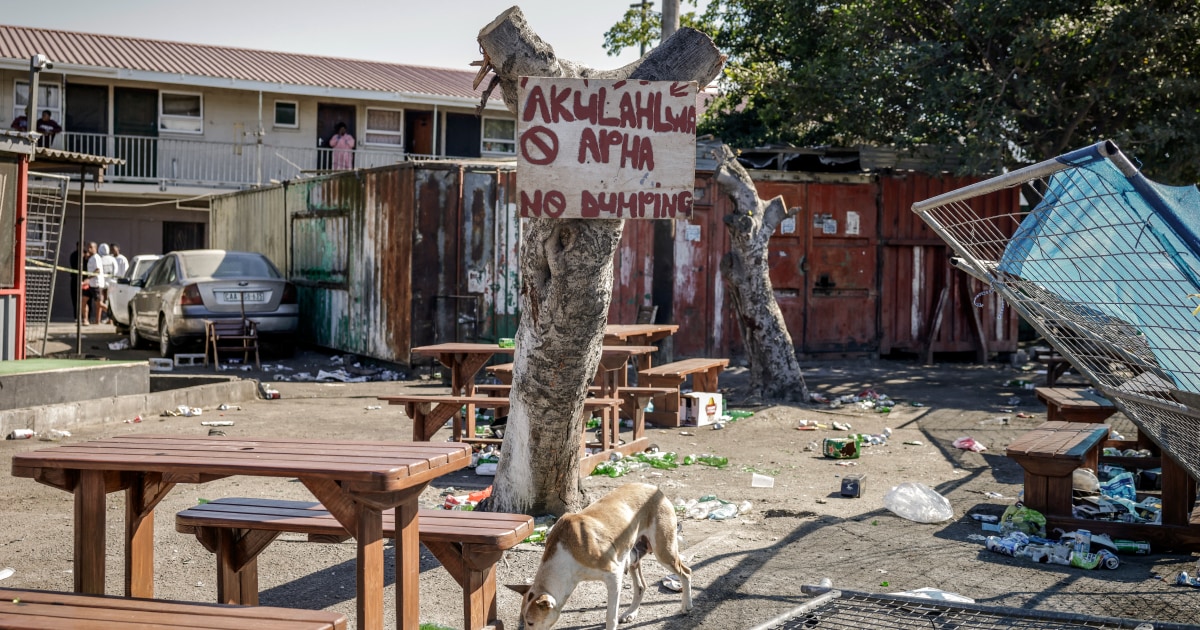 Separate mass shootings in South Africa townships kill at least 27 people
